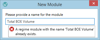 Module naming error